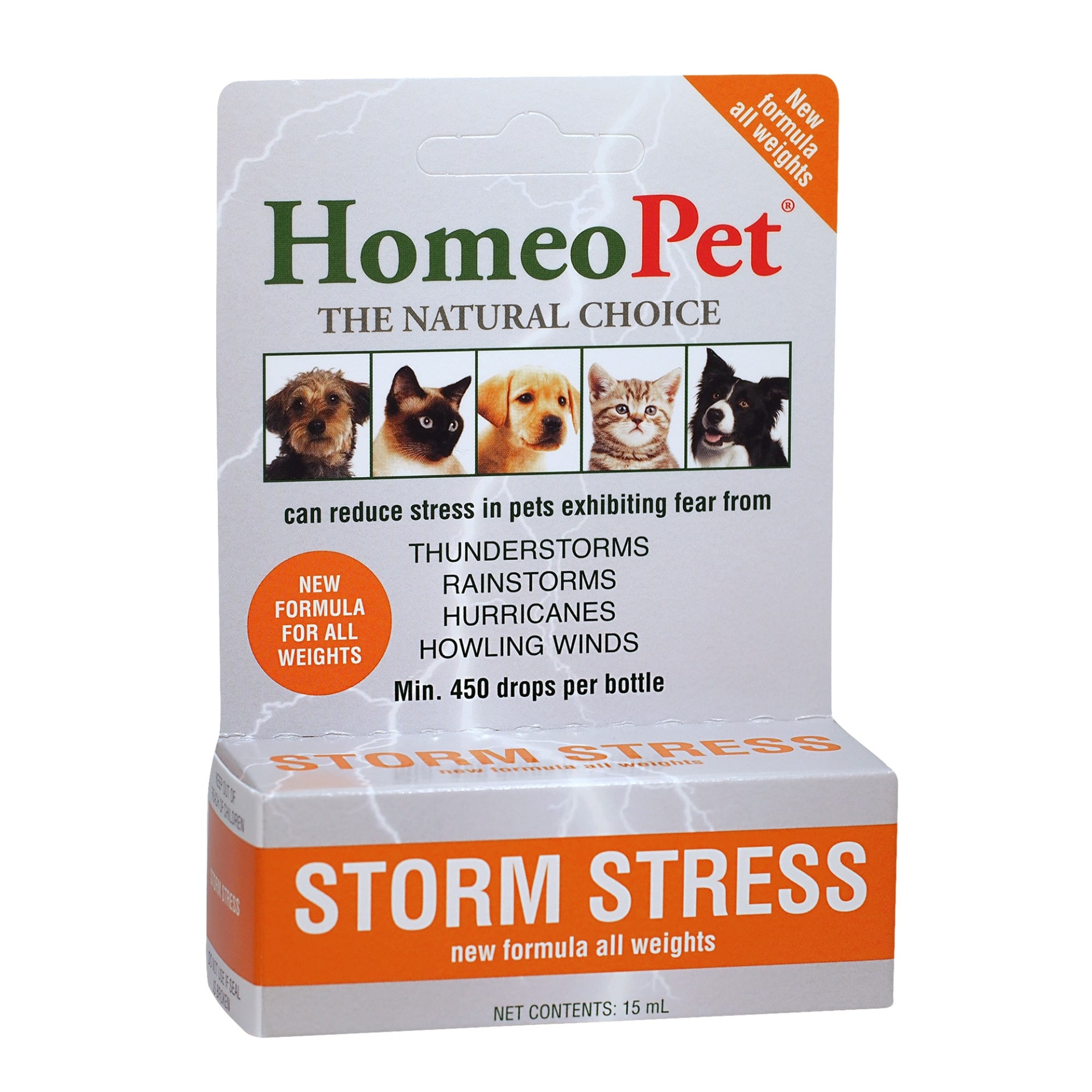 slide 1 of 1, HomeoPet Storm Stress Drops, 1 ct