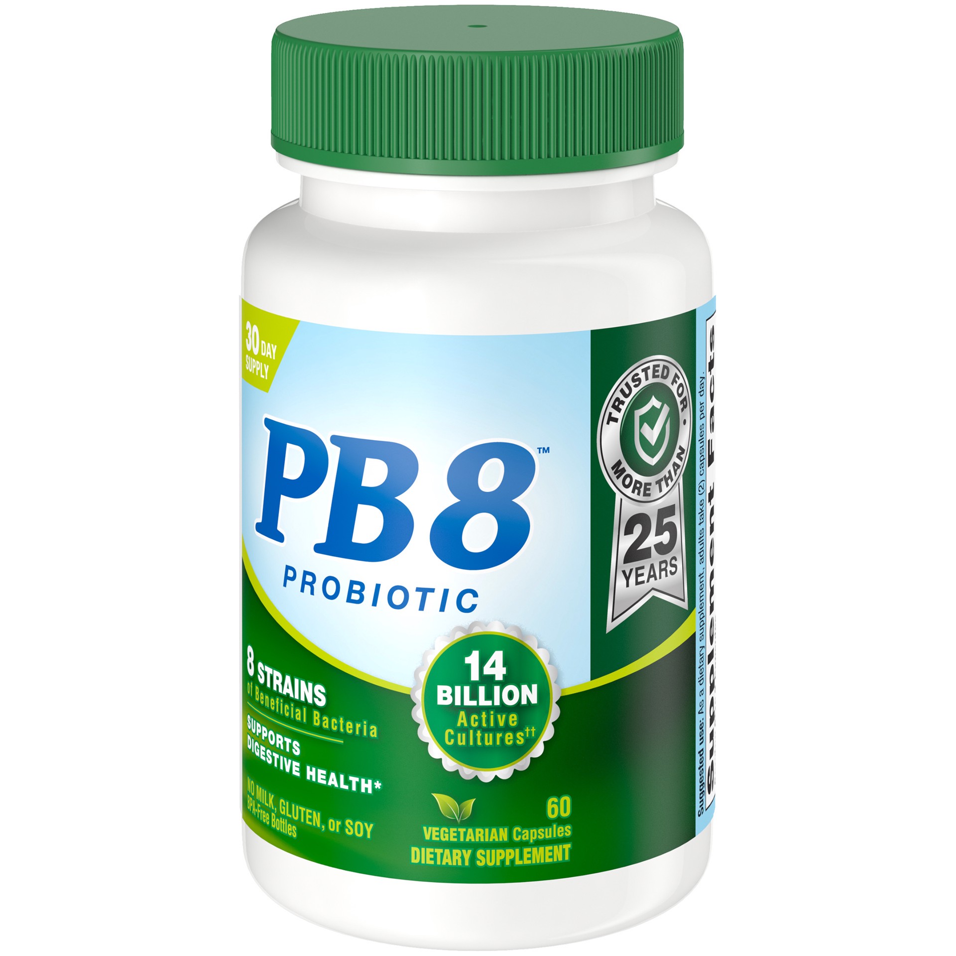 slide 4 of 4, Nutrition Now PB8™ Vegetarian Probiotic Supplement for Men and Women, 60 Count, 60 ct