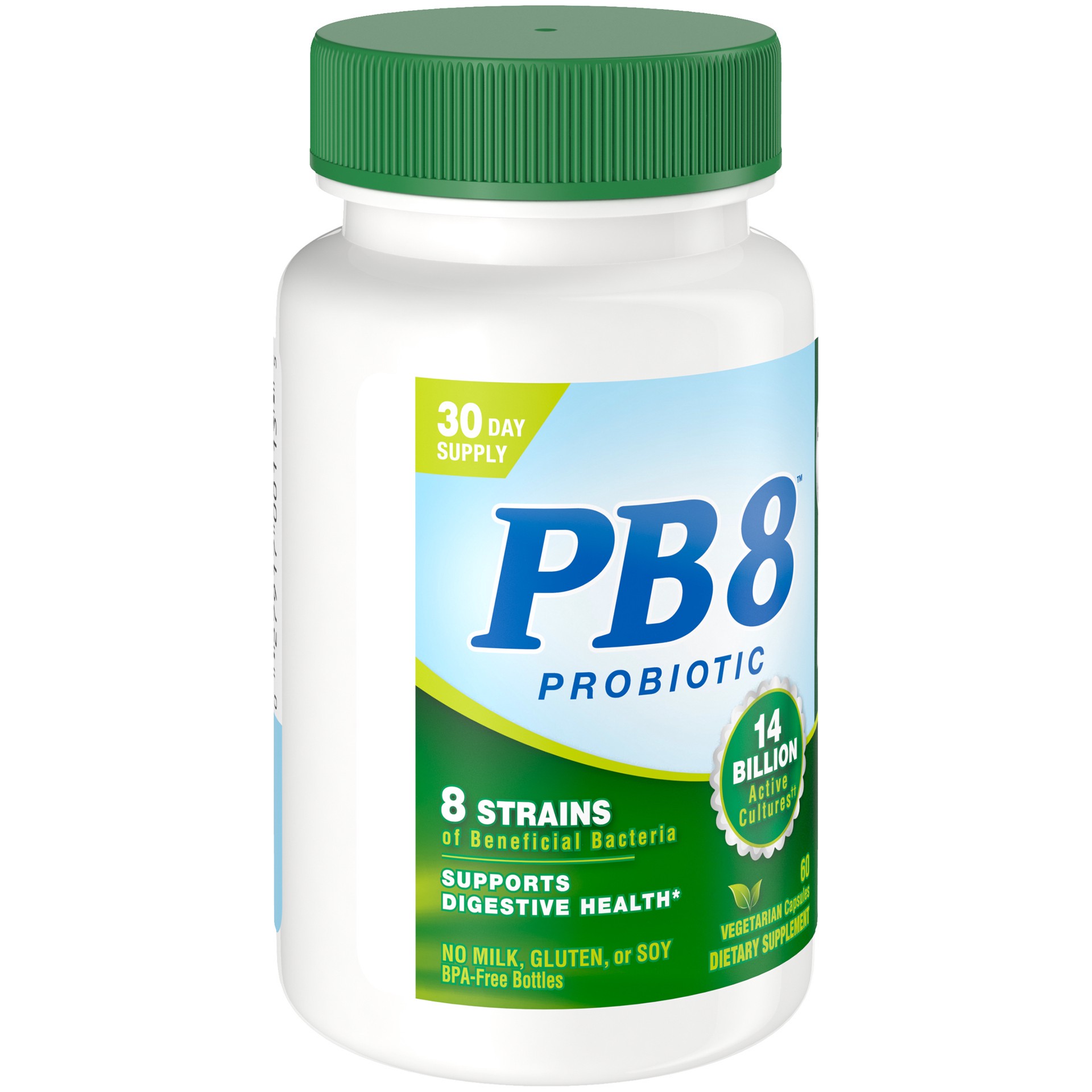 slide 3 of 4, Nutrition Now PB8™ Vegetarian Probiotic Supplement for Men and Women, 60 Count, 60 ct