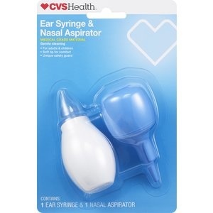 slide 1 of 1, CVS Health Ear Syringe & Nasal Aspirator, 1 ct