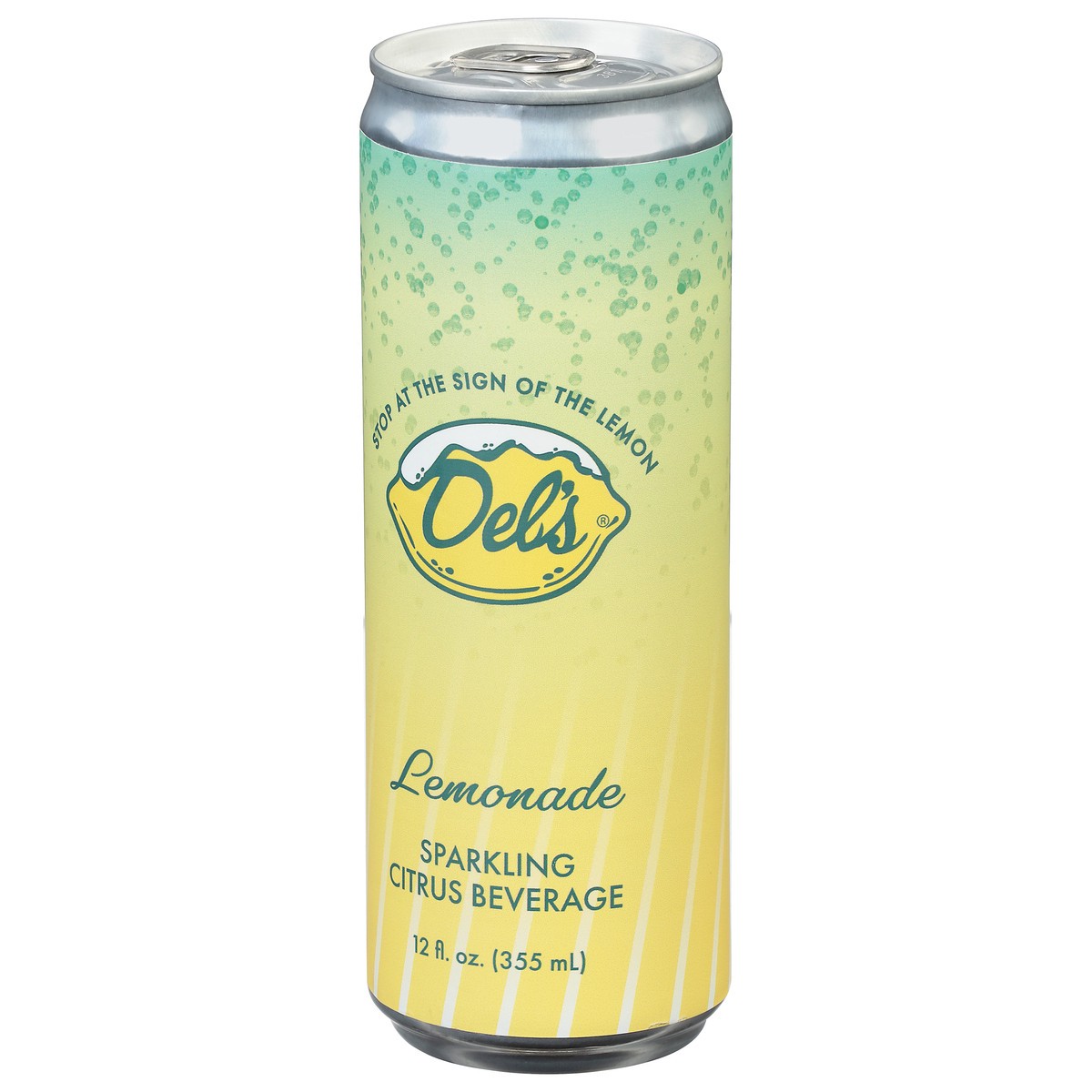 slide 8 of 13, Del's Sparkling Lemonade Citrus Beverage - 12 fl oz, 12 fl oz