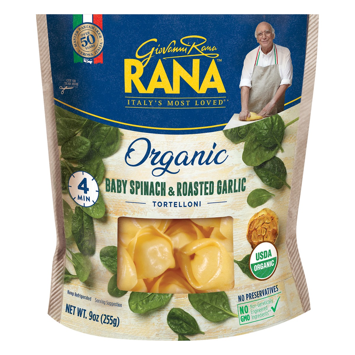 slide 1 of 10, Rana Organic Refrigerated Pasta, 9 oz