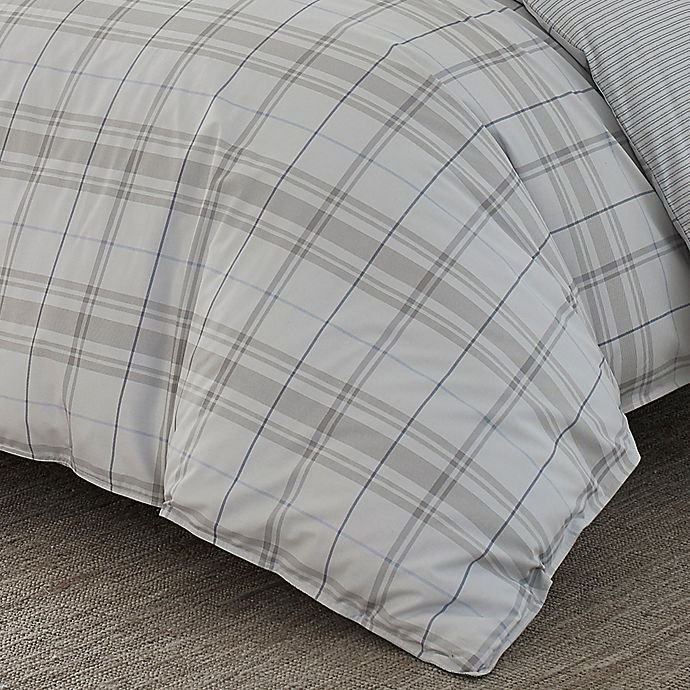 slide 5 of 5, Eddie Bauer Grays Harbor Reversible Plaid Full/Queen Comforter Set - Grey, 3 ct