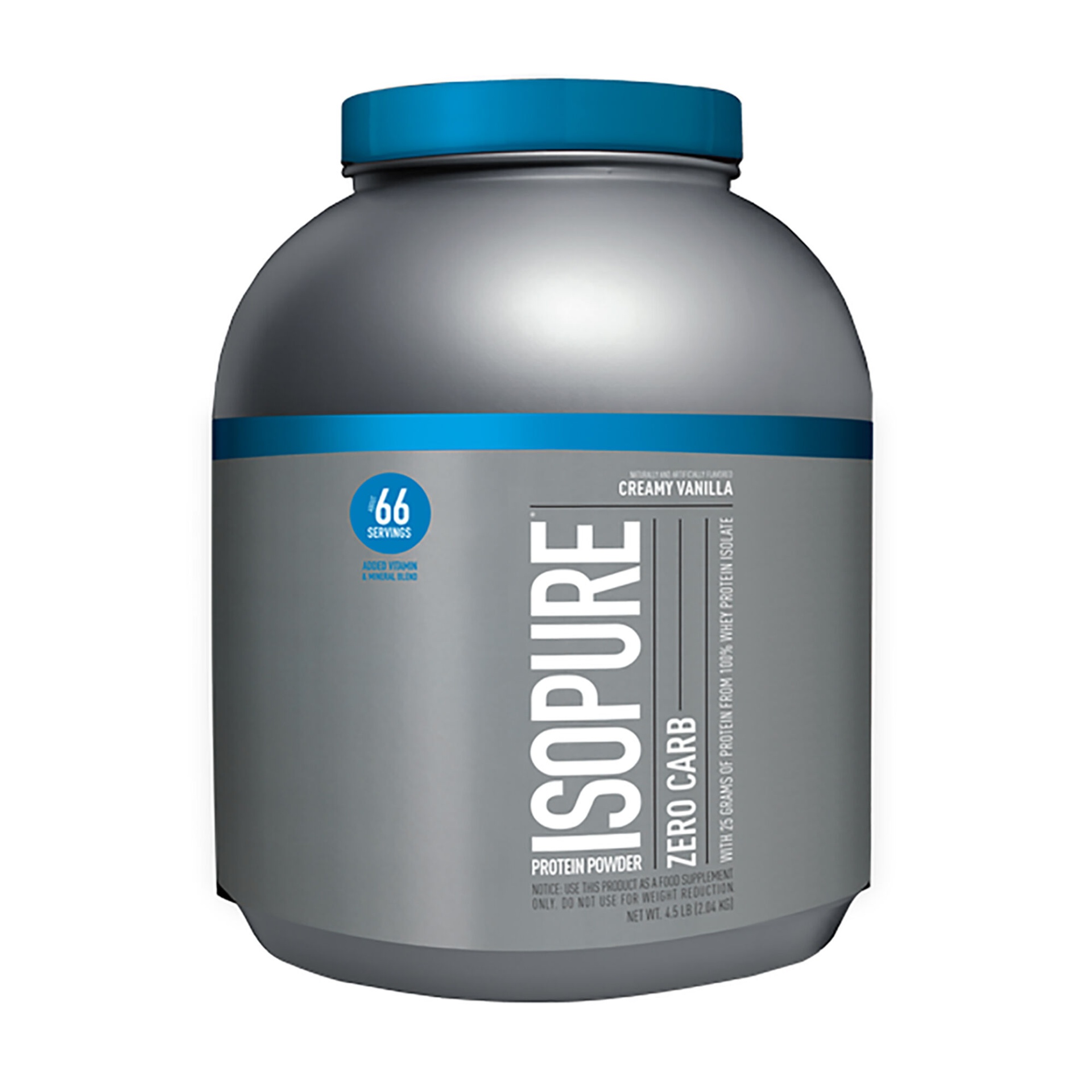 slide 1 of 1, Isopure Zero Carb - Creamy Vanilla, 4.5 lb