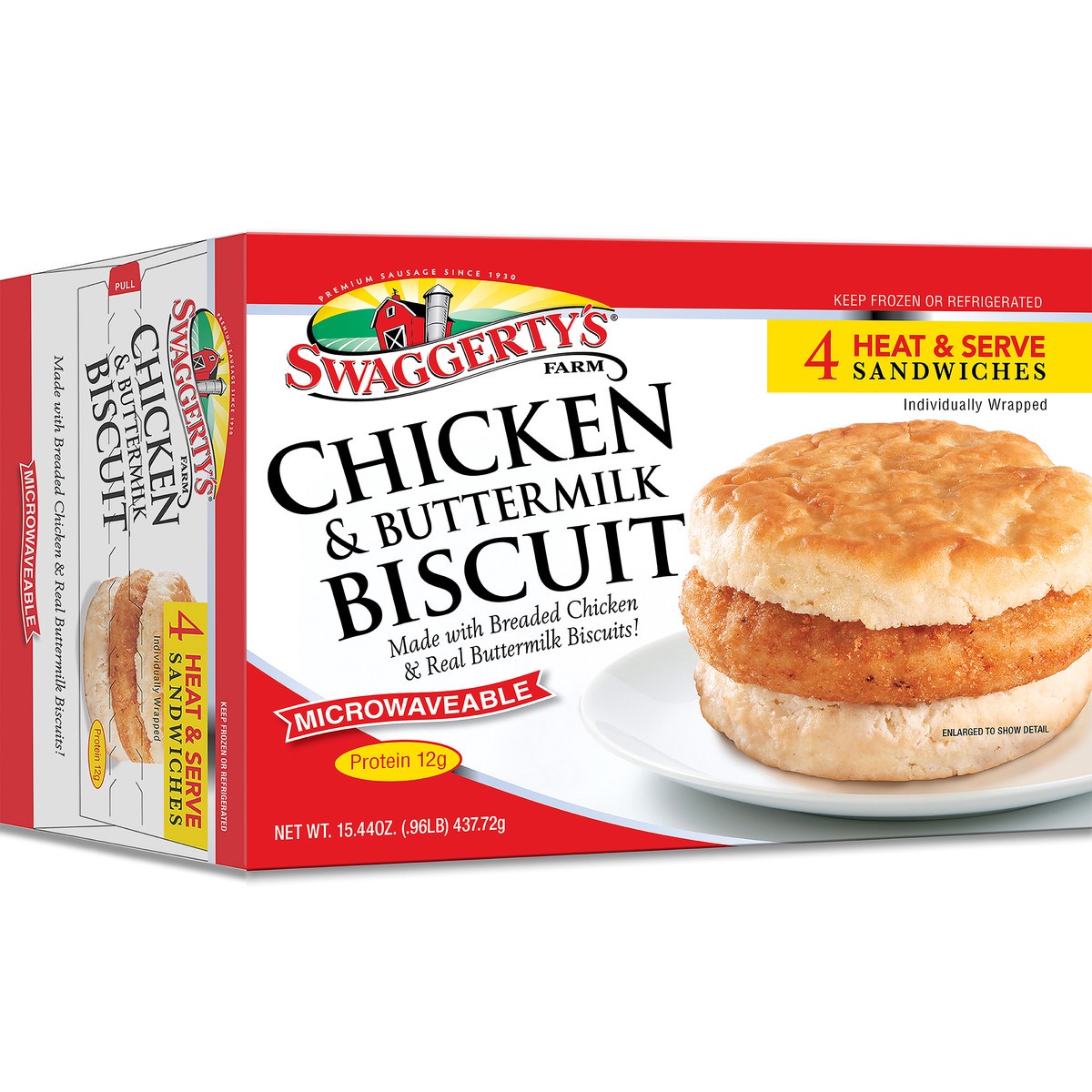 slide 2 of 6, Swaggerty's Chicken & Buttermilk Bis, 15.44 oz