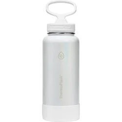 ThermoFlask Stainless Steel Straw Bottle - Optic White
