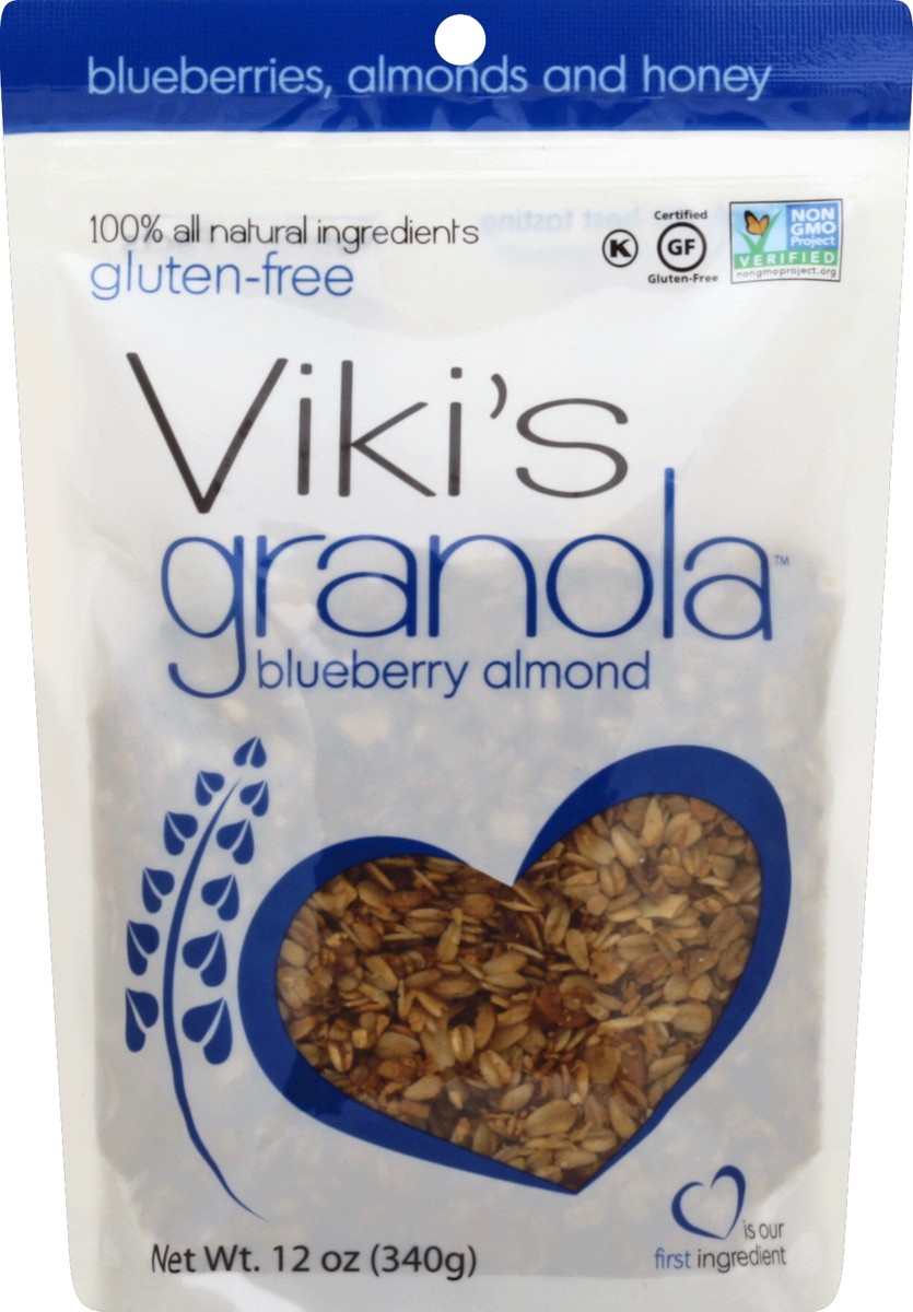 slide 2 of 2, Viki's Blueberry Almond Granola, 12 oz