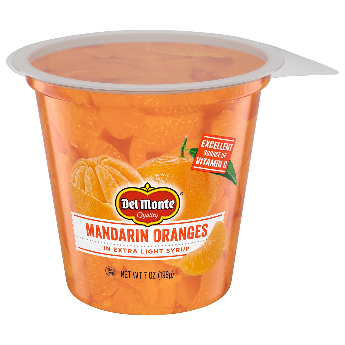 slide 1 of 12, Del Monte Mandarin Oranges Fruit Cup Snacks, 7 oz Cup, 7 oz