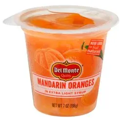 Del Monte In Extra Light Syrup Mandarin Oranges 7 oz