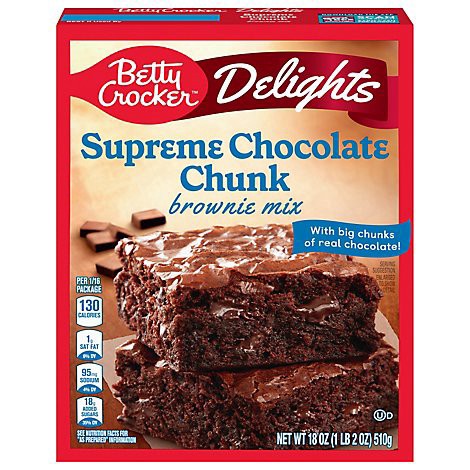 slide 1 of 1, Betty Crocker Brownie Mix Premium Chocolate Chunk With Hersheys - 18 Oz, 18 oz