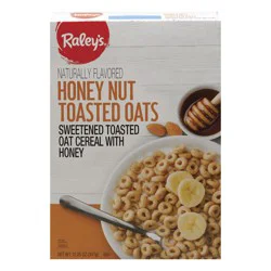 Raley's Toasted Oats Honey Nut Cereal - 12.25 oz