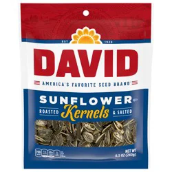 DAVID Roasted & Salted Sunflower Kernels 8.5 oz