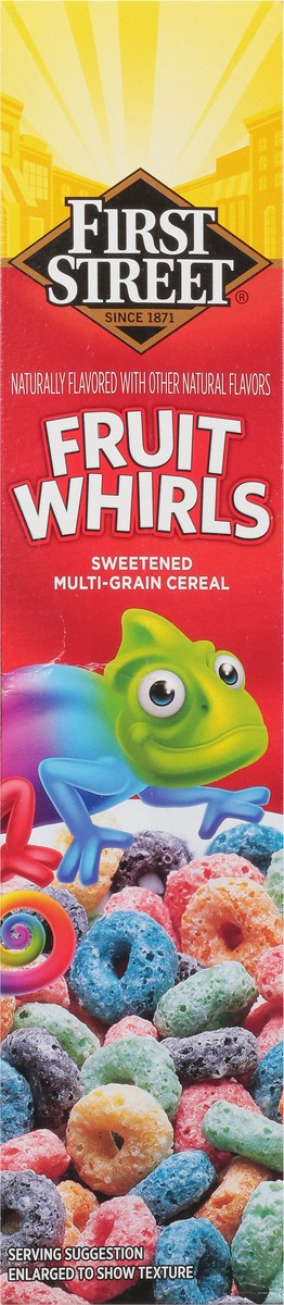 slide 14 of 14, First Street Fruit Whirls Cereal, 21.7 oz