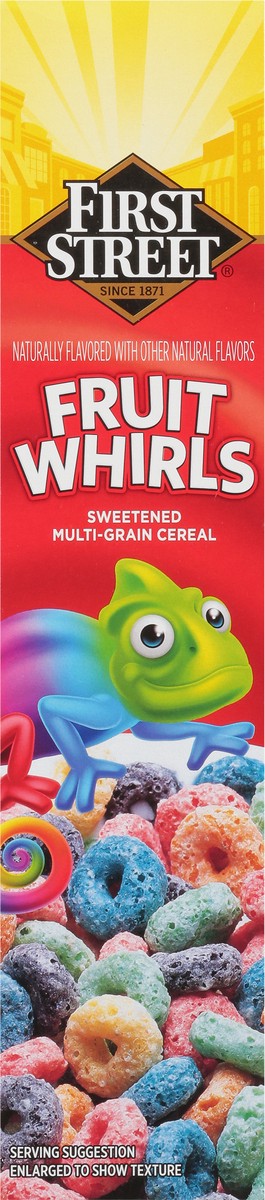 slide 4 of 14, First Street Fruit Whirls Cereal, 21.7 oz