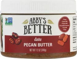 Abby's Better Date Pecan Butter 12 oz