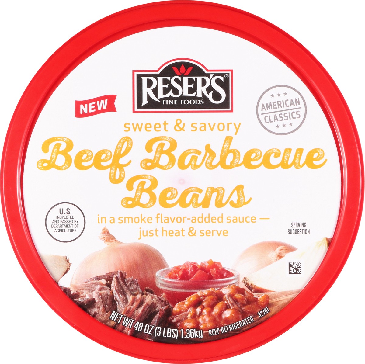 slide 2 of 13, Reser's Beef Barbecue Beans, 3 lb