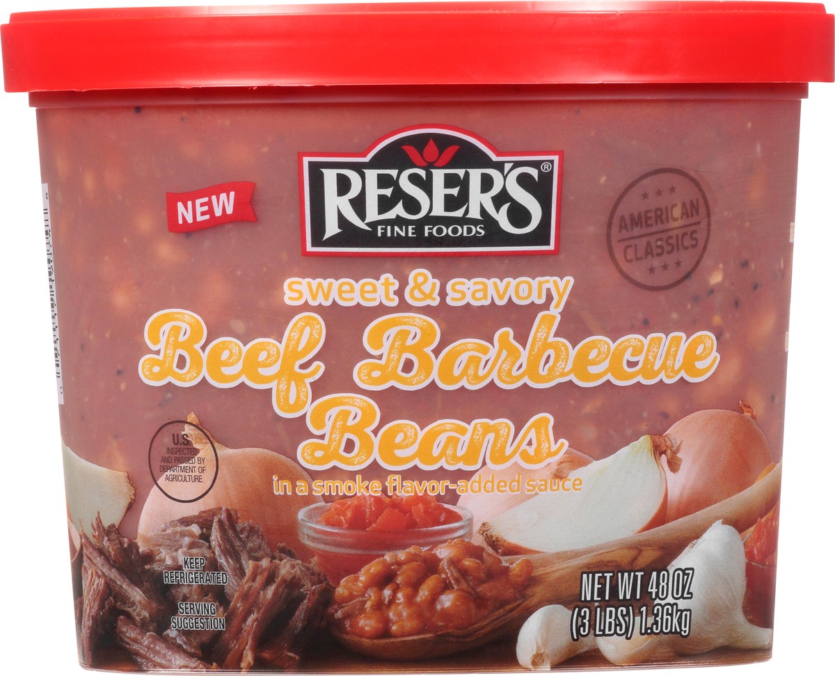 slide 12 of 13, Reser's Beef Barbecue Beans, 3 lb