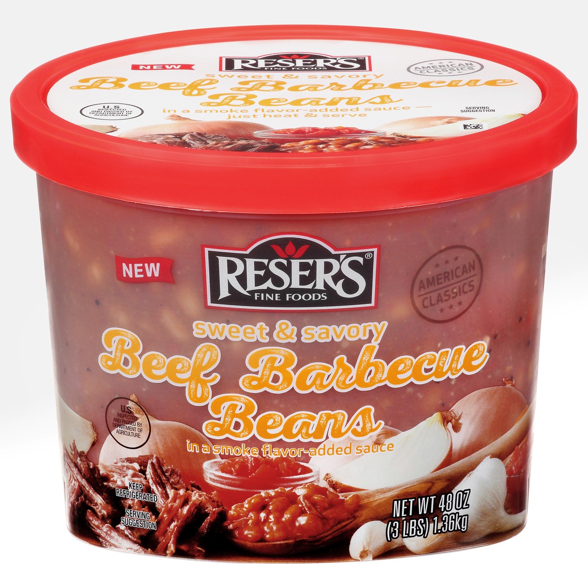 slide 4 of 13, Reser's Beef Barbecue Beans, 3 lb