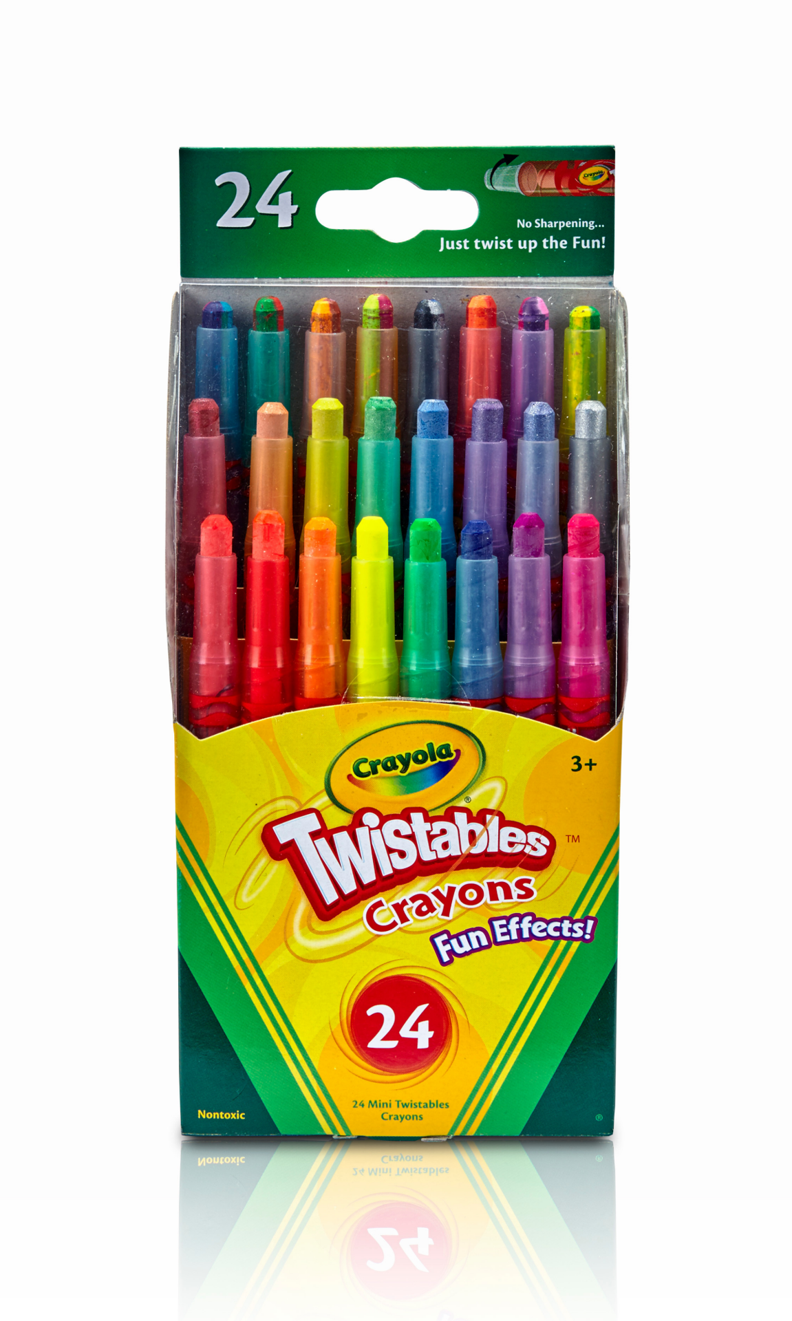 slide 1 of 1, Crayola Fun Effects Twistables Crayons, 24 ct