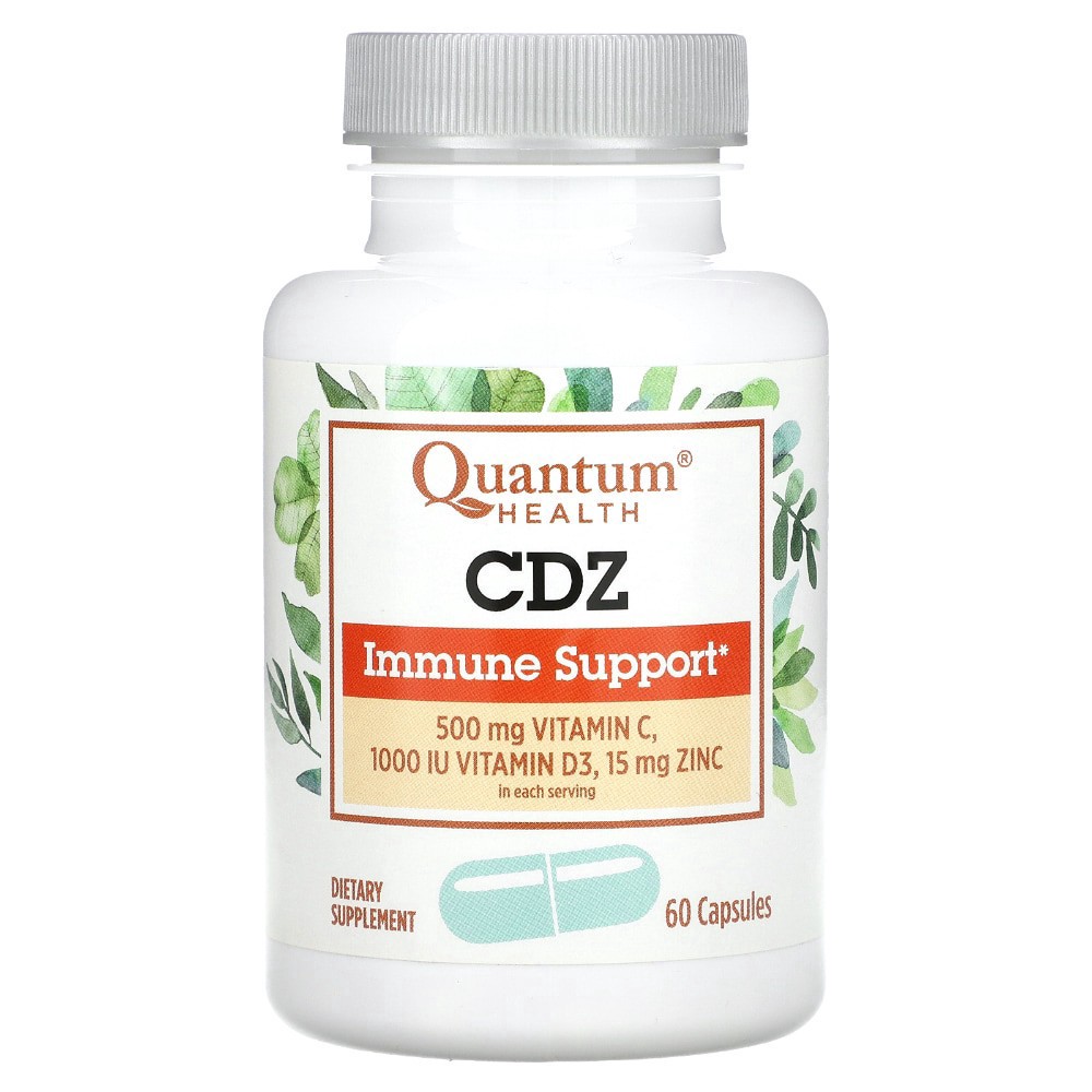 slide 1 of 1, Quantom Health Cdz Immune Support Capsules, 60 ct