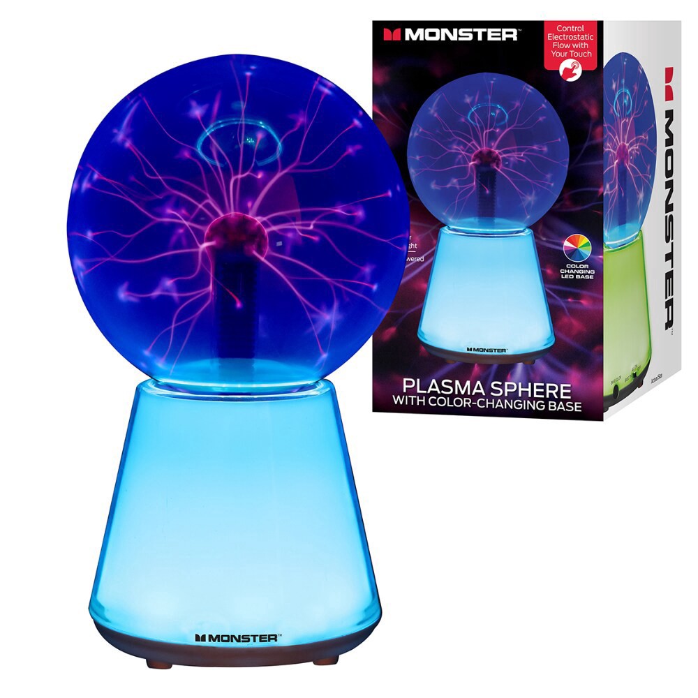 slide 3 of 3, Monster™ Plasma Sphere With Color Changing Base, 1 ct