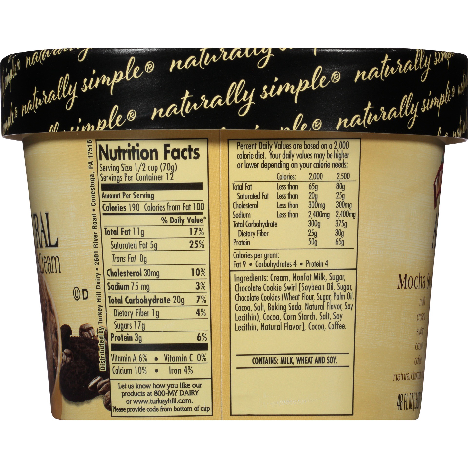 slide 2 of 8, Turkey Hill Mocha Swirl, 48 fl oz