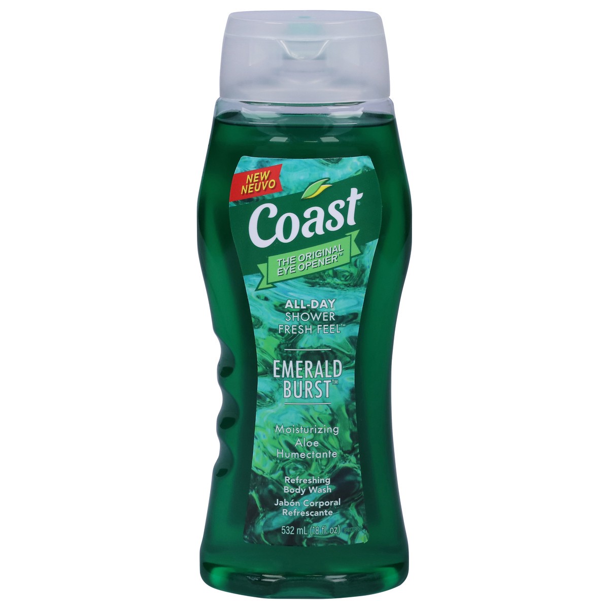 slide 12 of 13, Coast Moisturizing Emerald Burst Body Wash 18 fl oz, 18 fl oz