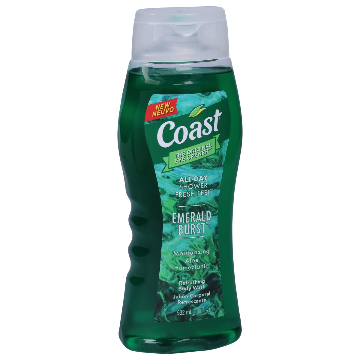 slide 7 of 13, Coast Moisturizing Emerald Burst Body Wash 18 fl oz, 18 fl oz