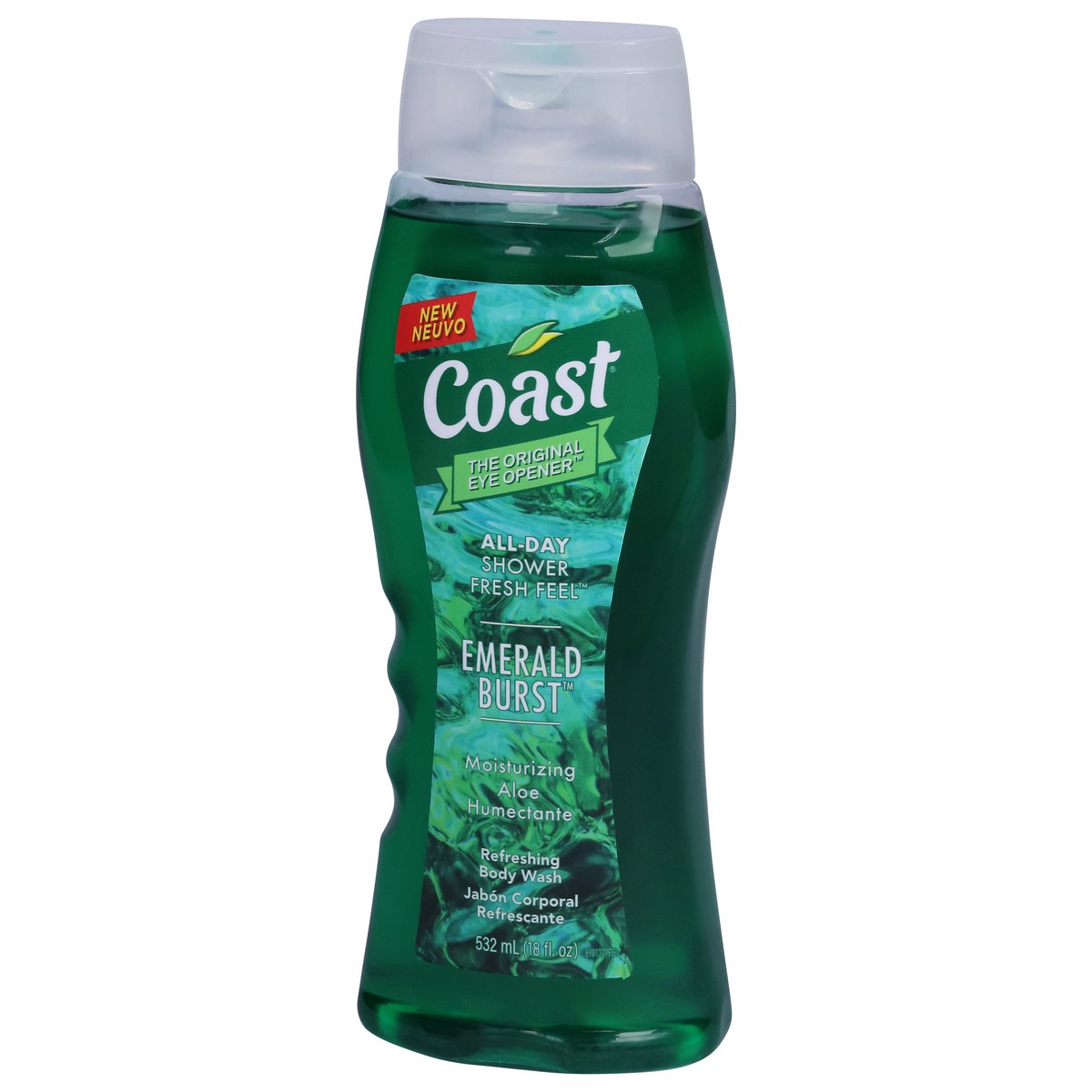 slide 2 of 13, Coast Moisturizing Emerald Burst Body Wash 18 fl oz, 18 fl oz