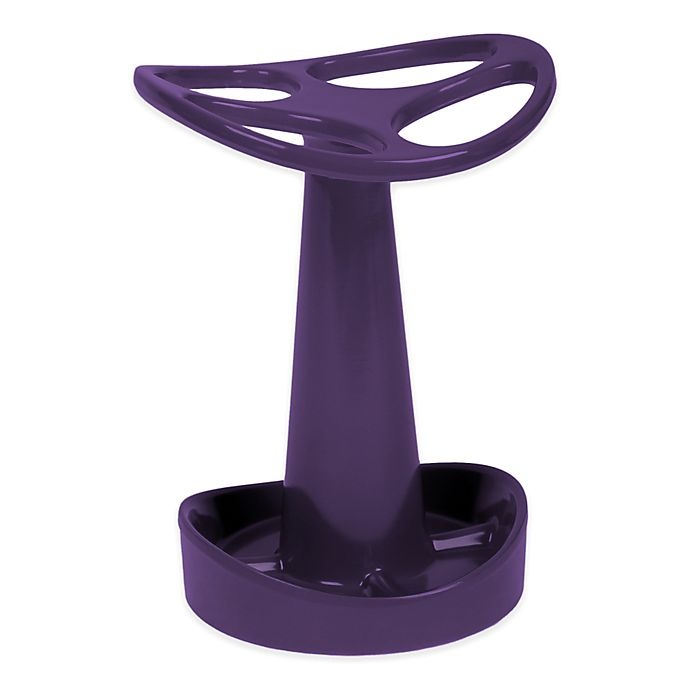 slide 1 of 2, Umbra Curvino Toothbrush Holder - Purple, 1 ct