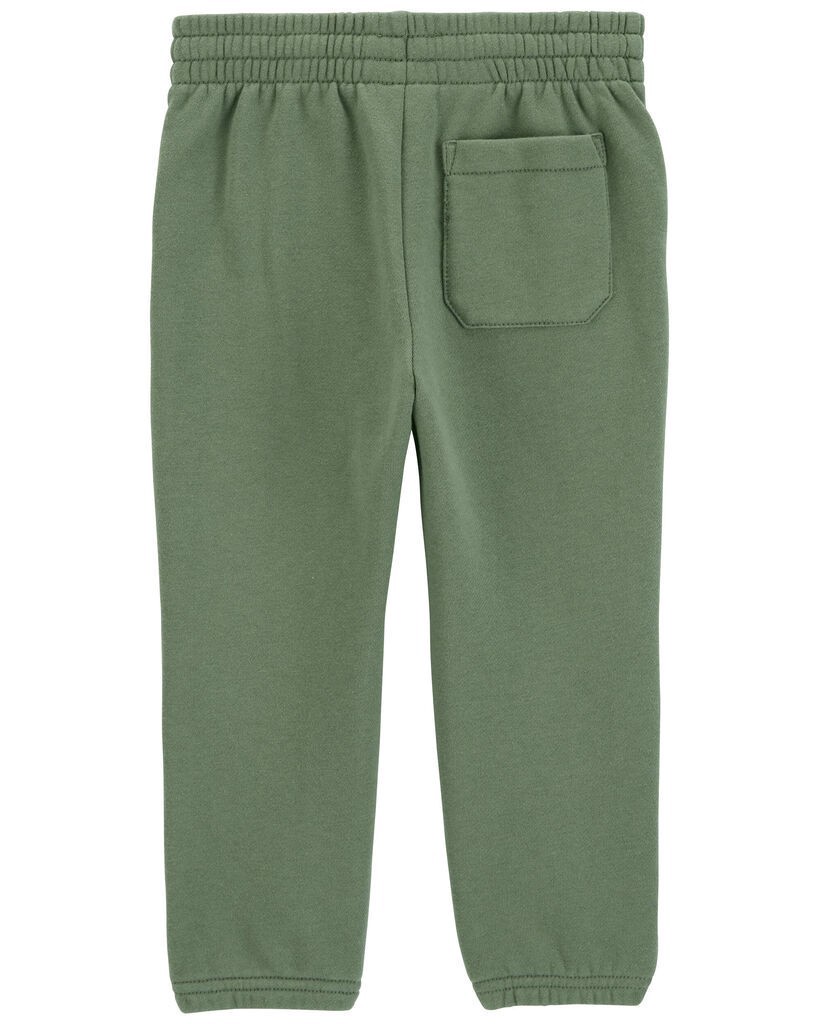 slide 2 of 3, Carter's Toddler Pull-On Fleece Pants Green 3T, 1 ct