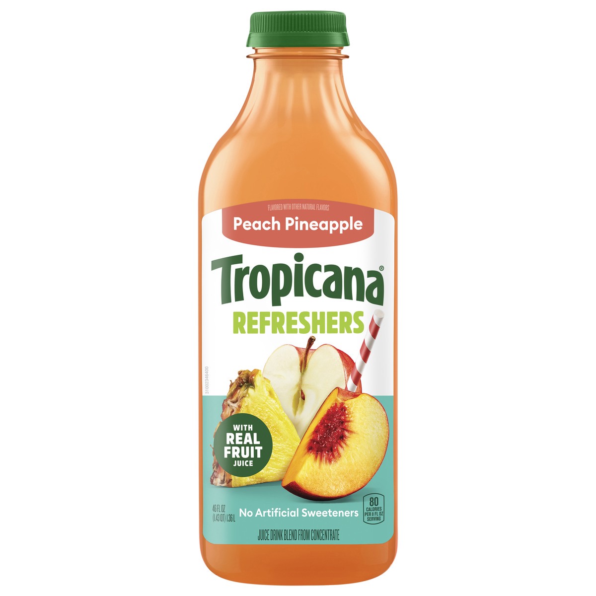 slide 3 of 4, Tropicana Refreshers Chilled Juice Peachy Pineapple Paradise 46 Fl Oz, 46 fl oz