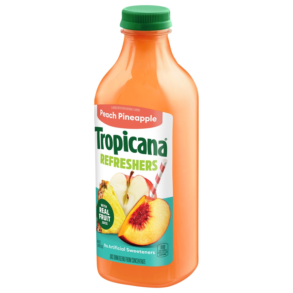 slide 4 of 4, Tropicana Refreshers Chilled Juice Peachy Pineapple Paradise 46 Fl Oz, 46 fl oz