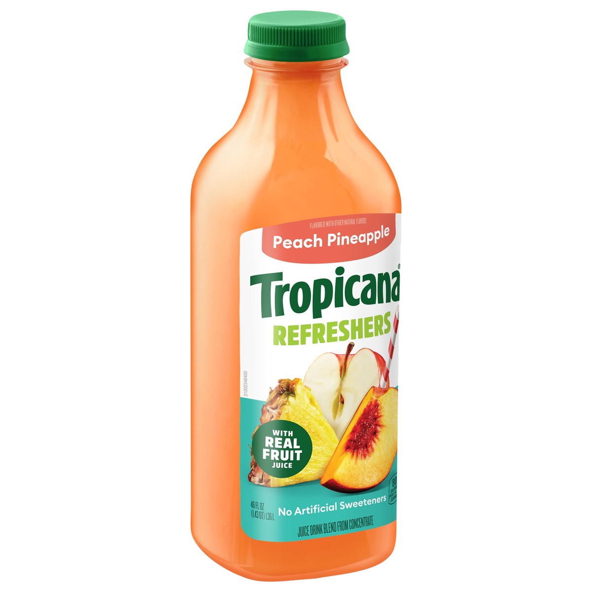 slide 2 of 4, Tropicana Refreshers Chilled Juice Peachy Pineapple Paradise 46 Fl Oz, 46 fl oz