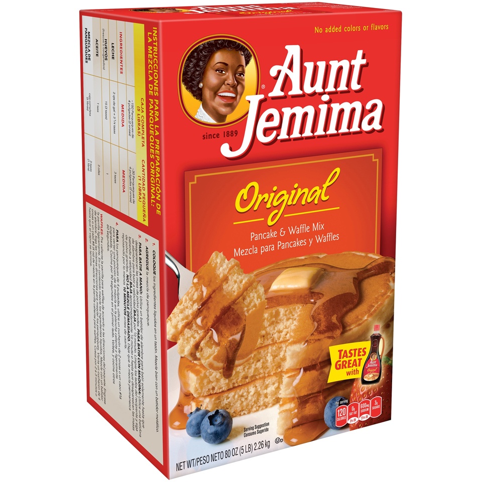 slide 1 of 4, Aunt Jemima Original Pancake & Waffle Mix, 5 lb