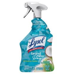 Lysol All-Purpose Cleaner, Sanitizing and Disinfecting Spray, To Clean and Deodorize, Coconut & Sea Minerals Scent, 32oz