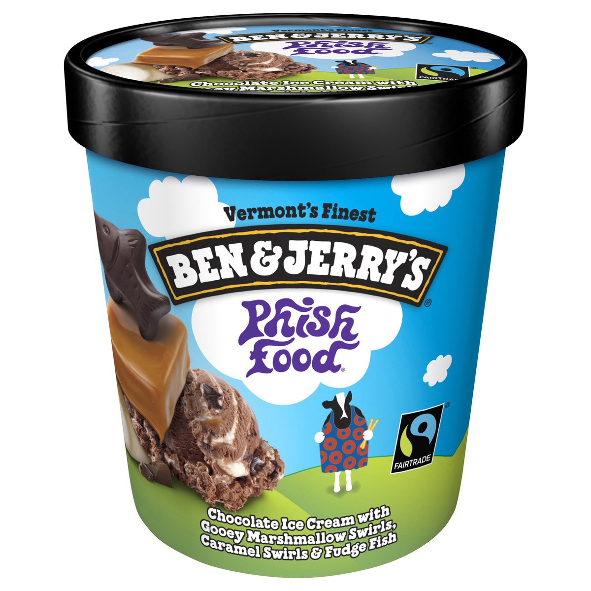 slide 6 of 8, Ben & Jerry's Ice Cream Phish Food, 16 oz, 16 oz