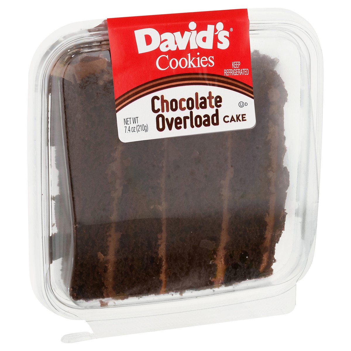 slide 8 of 11, David's Cookies Chocolate Overload Cake 7.4 oz, 7.4 oz
