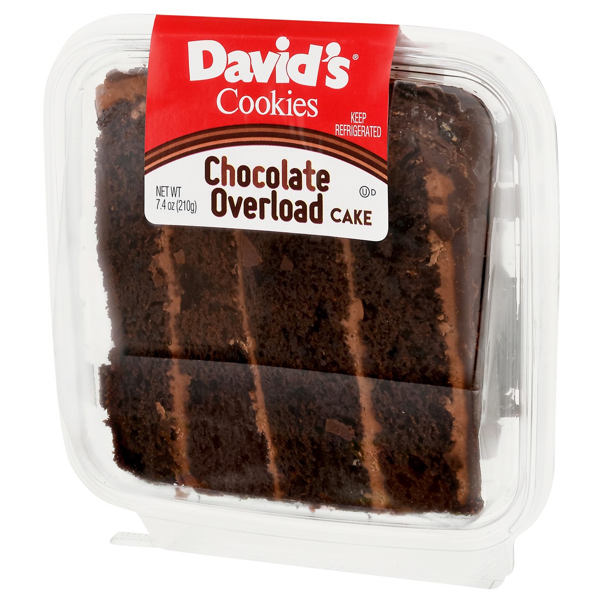 slide 5 of 11, David's Cookies Chocolate Overload Cake 7.4 oz, 7.4 oz