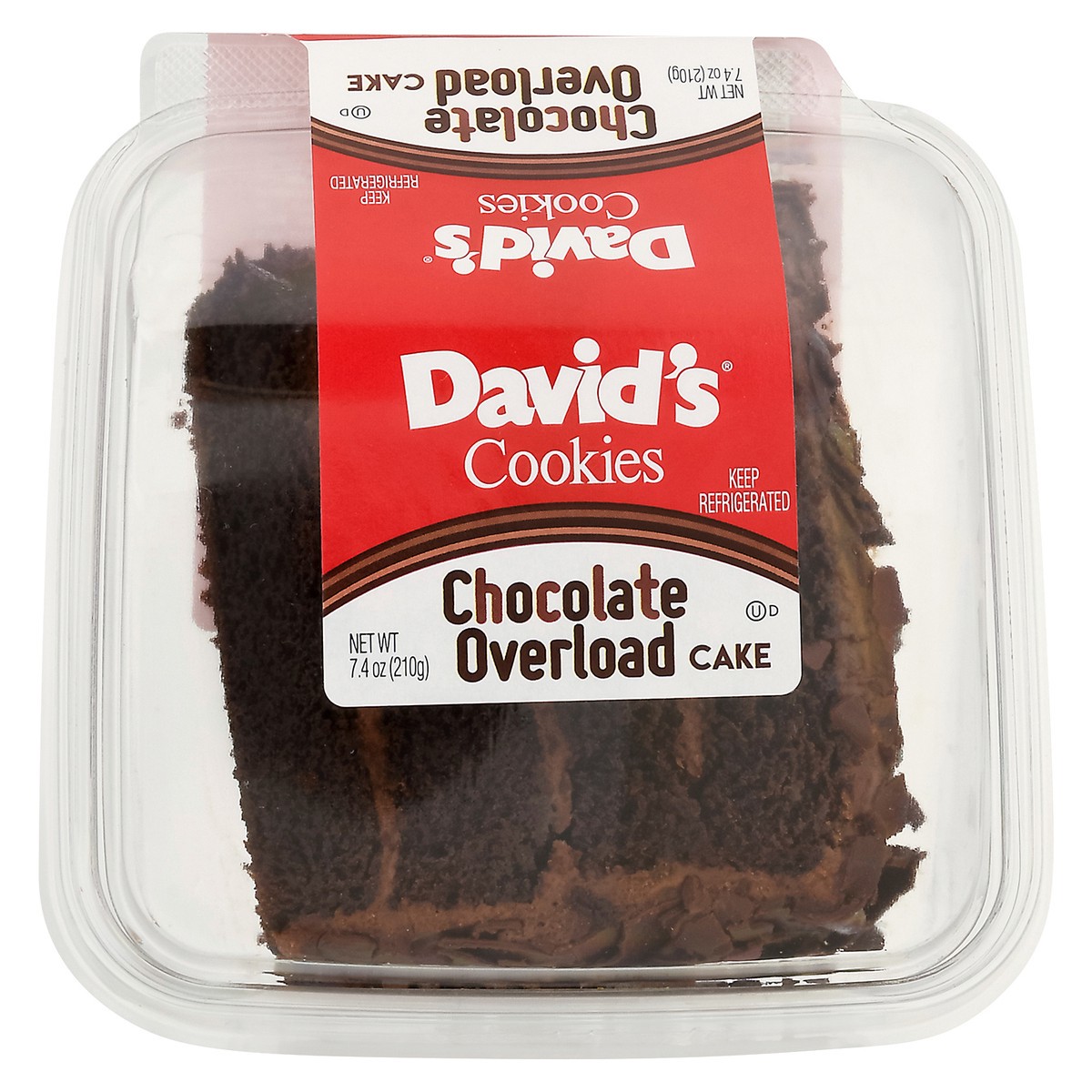 slide 1 of 11, David's Cookies Chocolate Overload Cake 7.4 oz, 7.4 oz