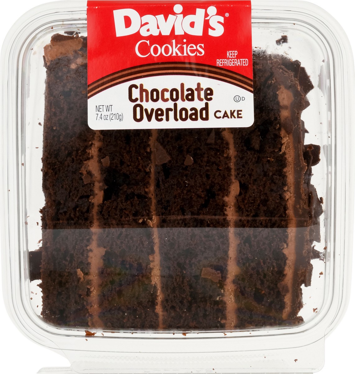 slide 9 of 11, David's Cookies Chocolate Overload Cake 7.4 oz, 7.4 oz