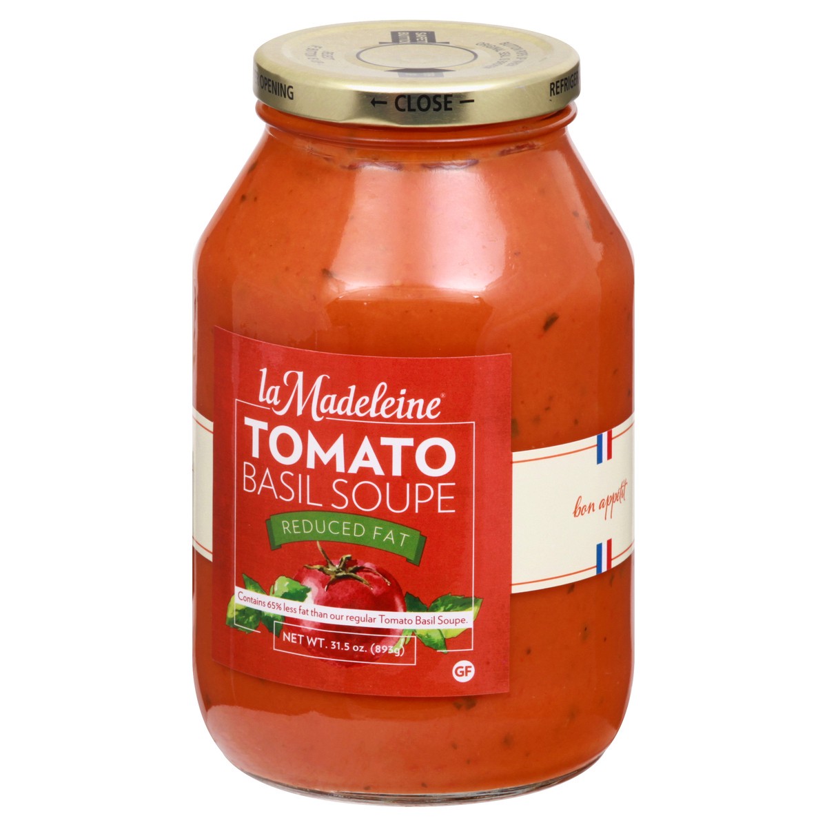 slide 3 of 13, La Madeleine Reduced Fat Tomato Basil Soupe 31.5 oz, 31 oz