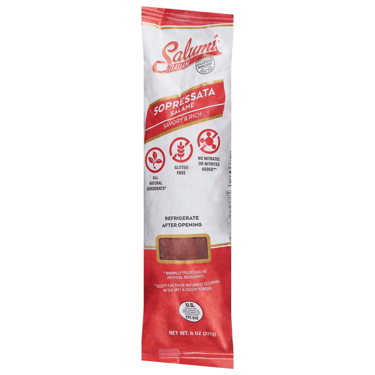 slide 8 of 14, Italiani Genoa Salame Chub, 8 oz