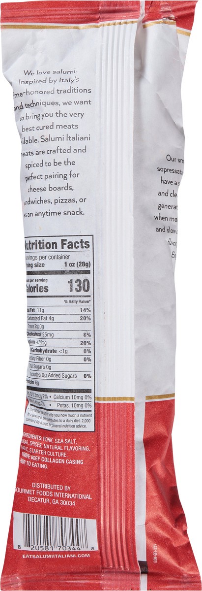 slide 12 of 14, Italiani Genoa Salame Chub, 8 oz