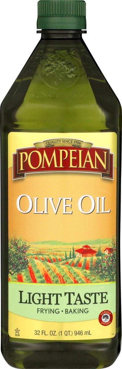 slide 5 of 9, Pompeian 32 oz Pompeian Light Taste Olive Oil, 32 fl oz