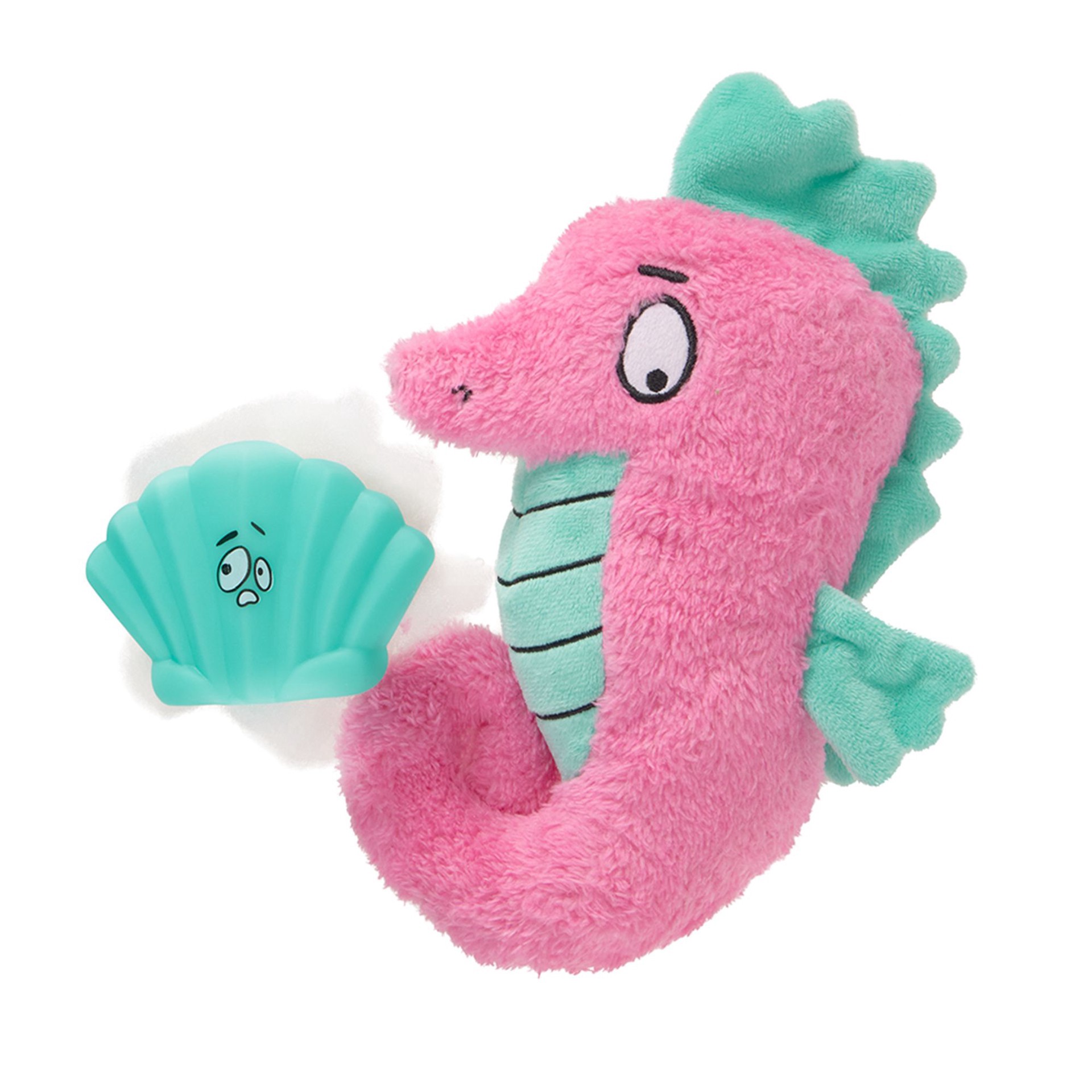 slide 1 of 1, Joyhound® Omg® Seahorse Surprise Dog Toy, MED