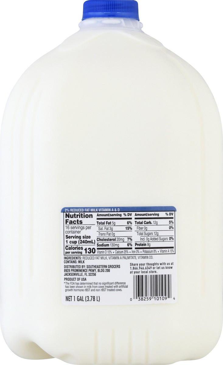 slide 10 of 10, SE Grocers 2% Milk, 1 gal
