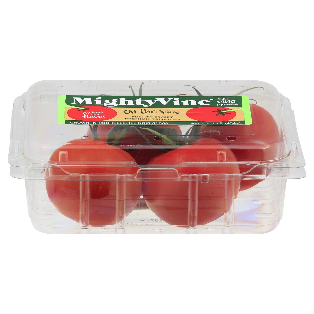 slide 1 of 9, Mightyvine Premium Tomatoes, On The Vine, Mighty Sweet, 1 lb