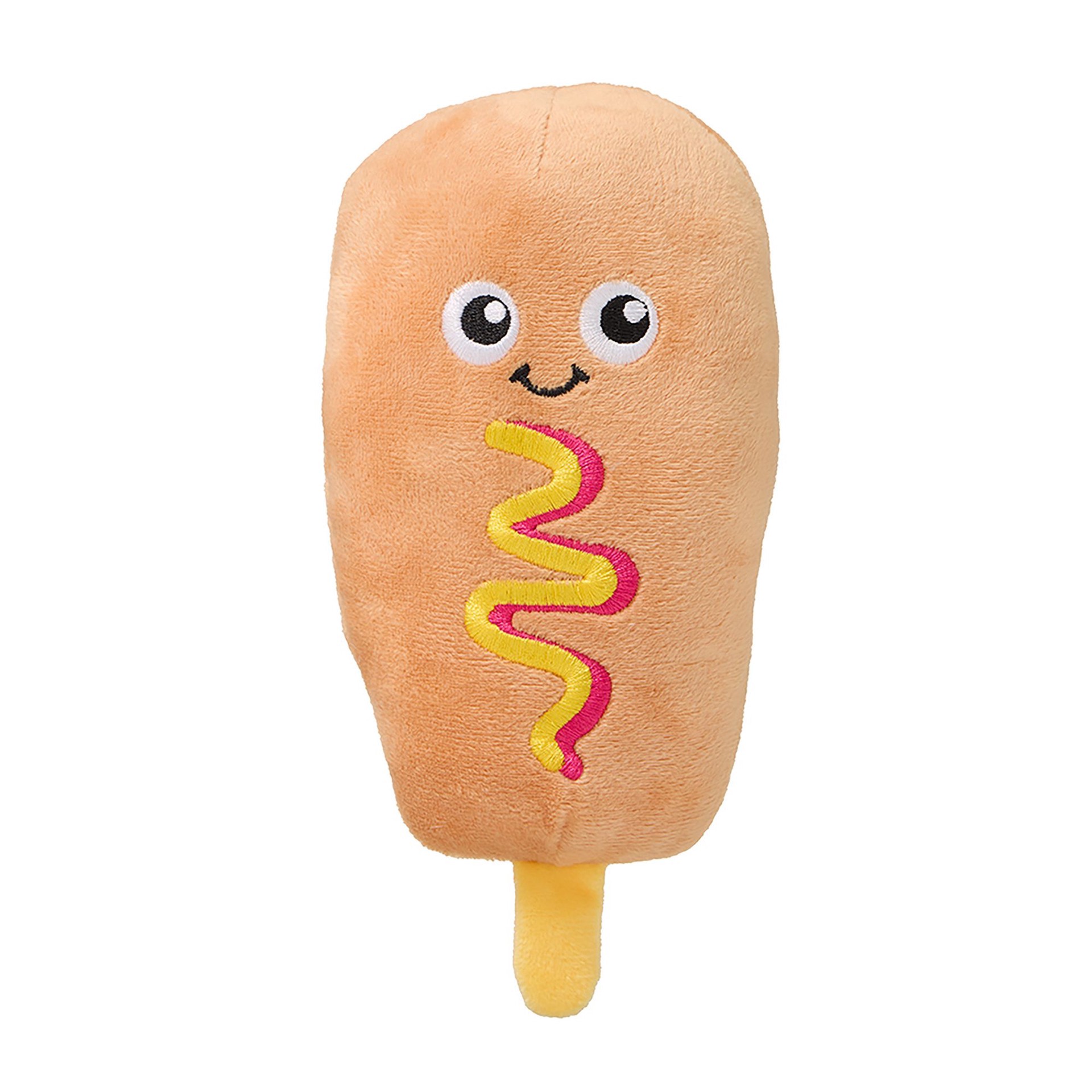 slide 1 of 1, Joyhound® Corndog Squeaker Plush Dog Toy, SM