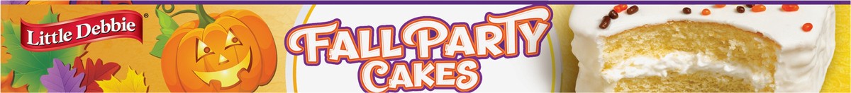 slide 9 of 11, Little Debbie Snack Cakes, Little Debbie Family Pack Fall Party Cakes (vanilla), 10 ct